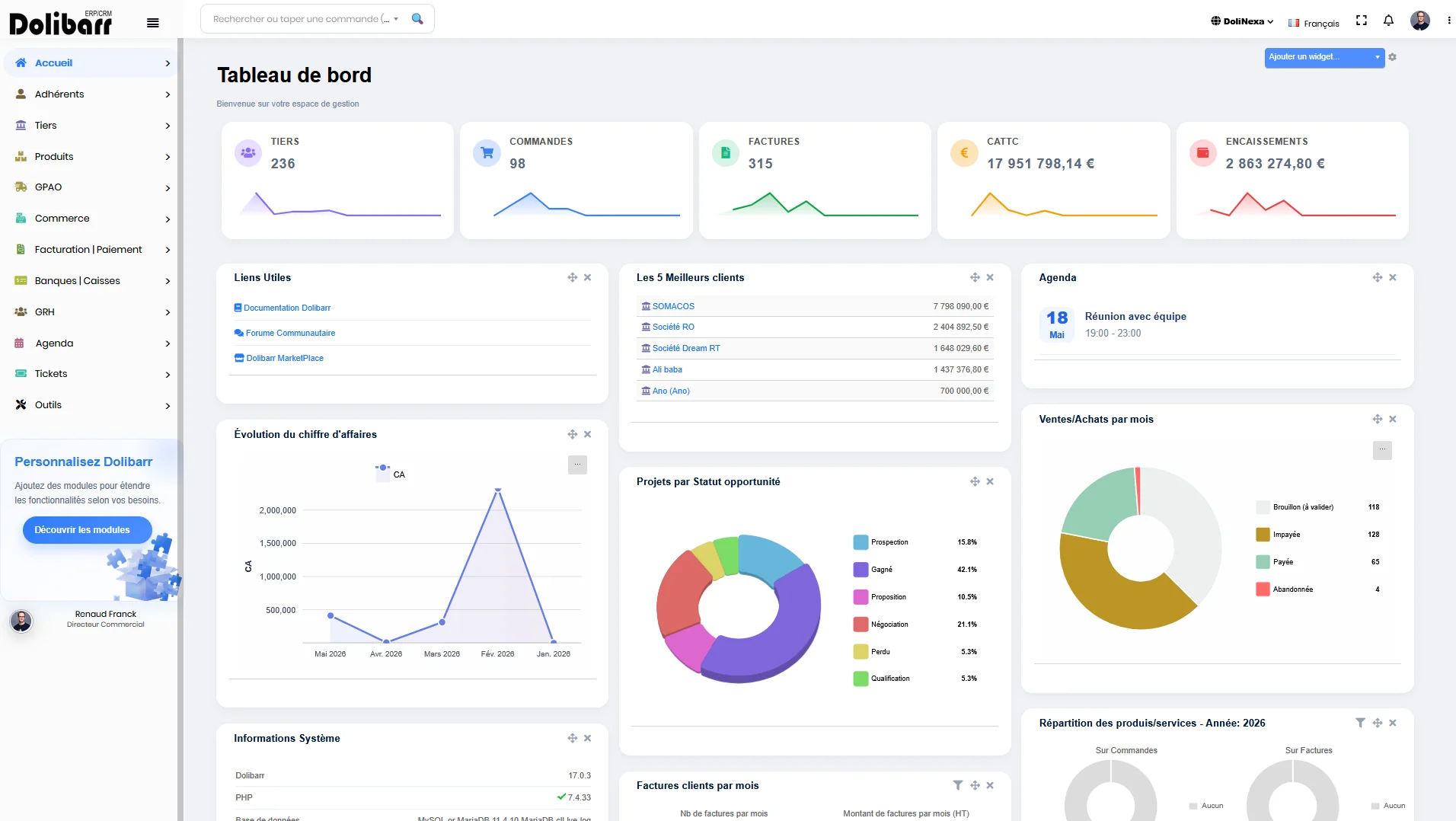 DoliNexa - Premium Theme for Dolibarr ERP & CRM