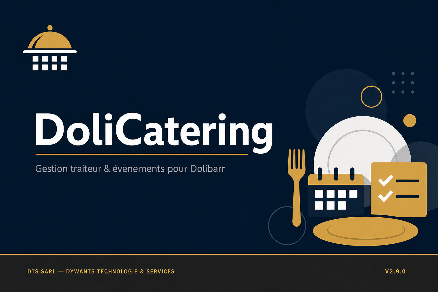 DoliCatering — The Dolibarr cockpit for catering professionals