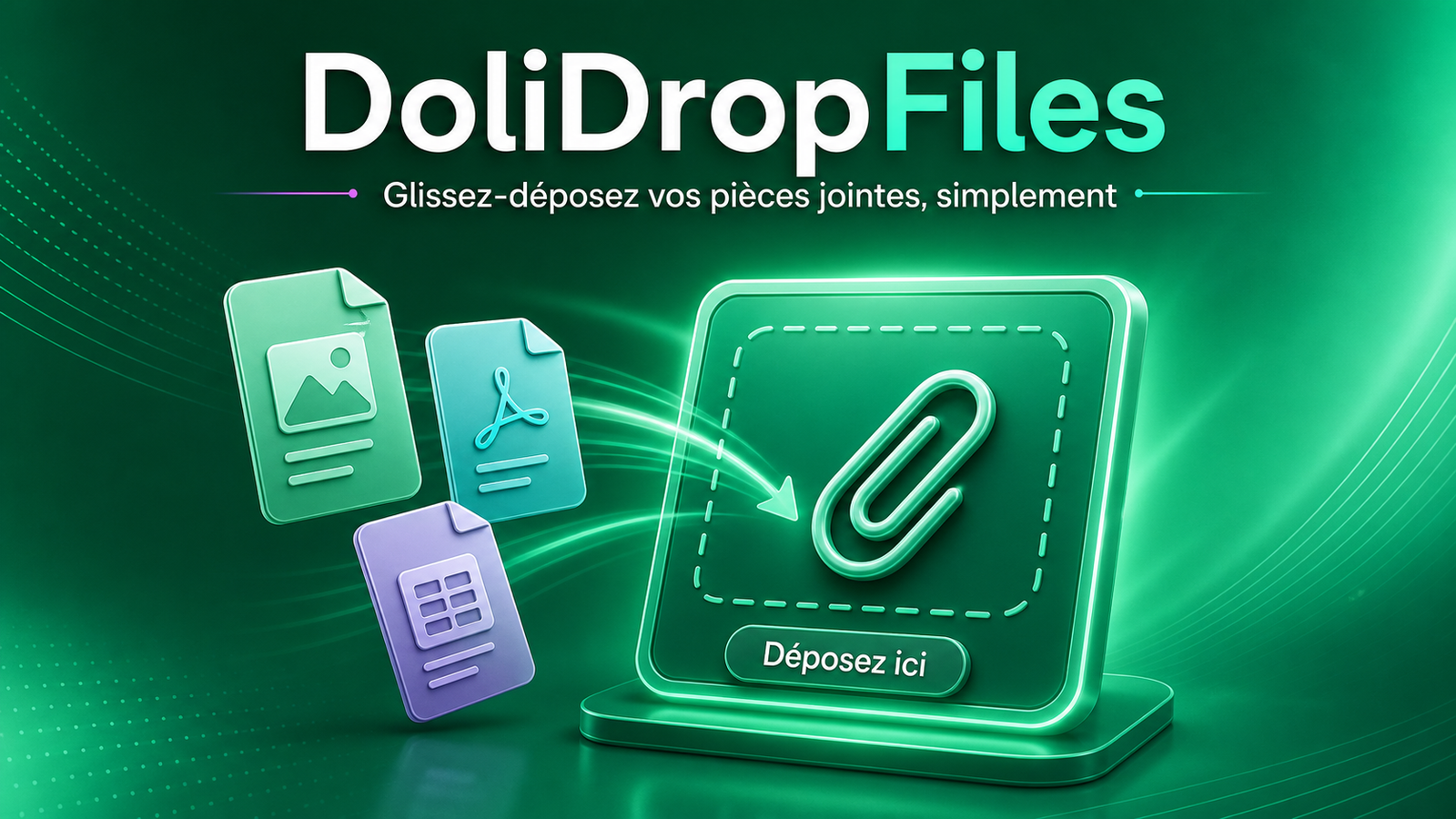 DoliDropFiles — Native drag and drop for Dolibarr attachments