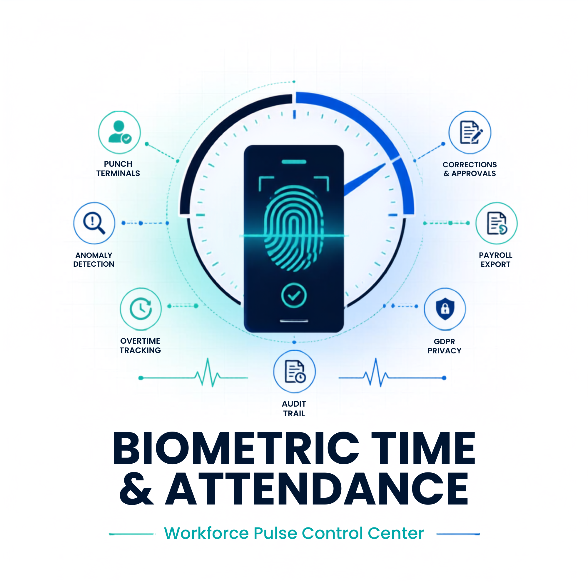 HR Biometric Time & Attendance Management – From The Reader To Payroll