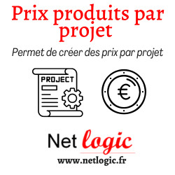 Product prices per project