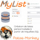 myList : elenco dinamico personalizzato