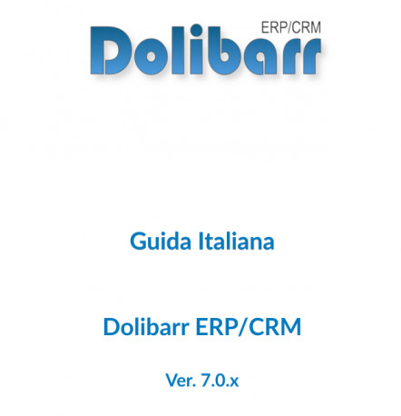 Dolibarr 7.0 Italian Manual