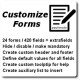 CustomizeForms