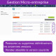 Gestion Micro-entreprise - Livre des recettes et des dépenses