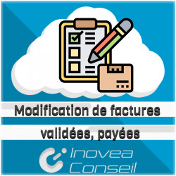 Modification of validated or paid invoices