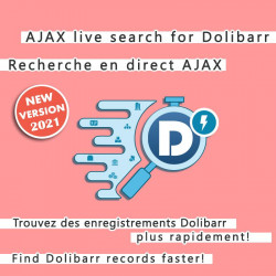 Ajax Live Data Search for Dolibarr V2