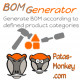 BomGenerator: Creation of Bills of Materials from a combination model