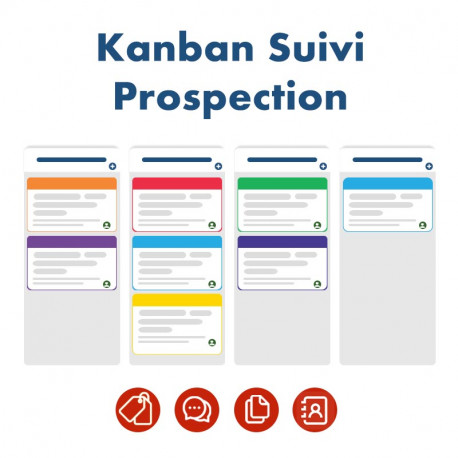 Kanban de suivi des prospections