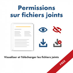 Permissions sur fichiers joints