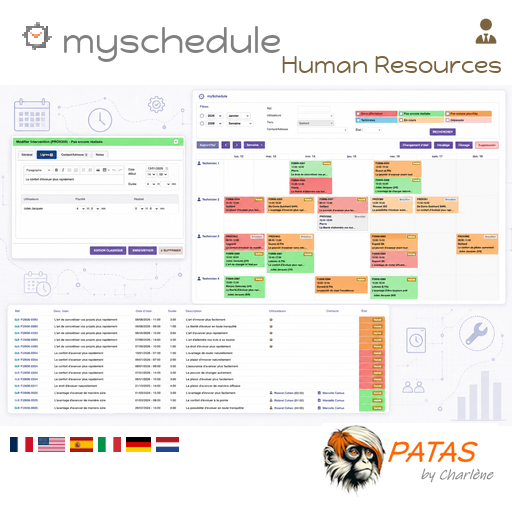 mySchedule : Gestion avancées des interventions