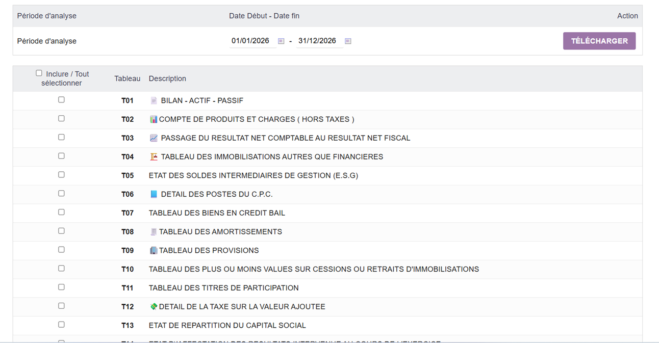 Morocco Fiscal Pack (Liasse Fiscale)