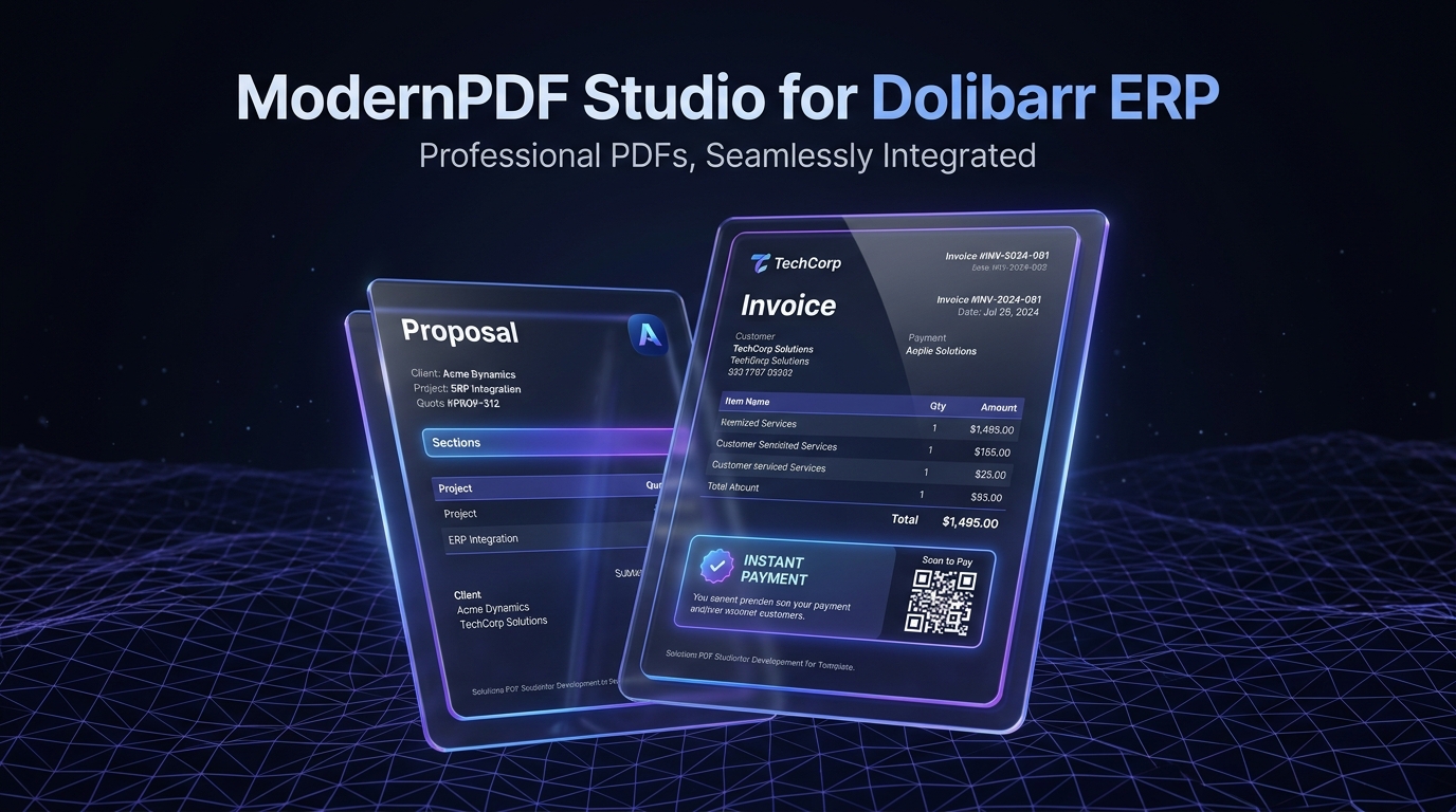 ModernPDF Studio - Professioneller PDF-Designer & Vorlagen