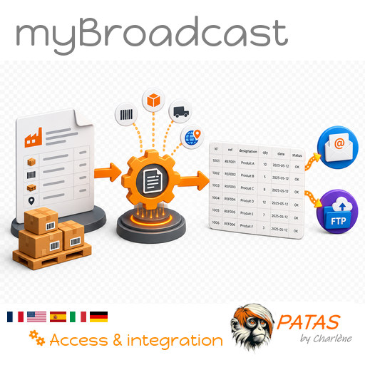 myBroadcast: Generating logistic file