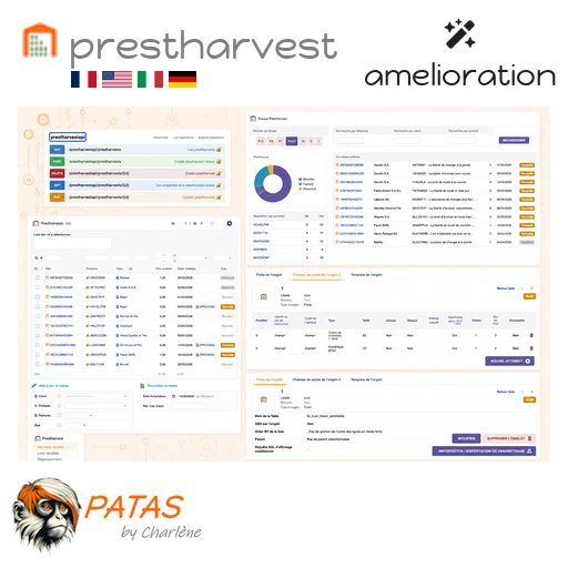 PrestHarvest : Collecte de prestations puis facturation en masse