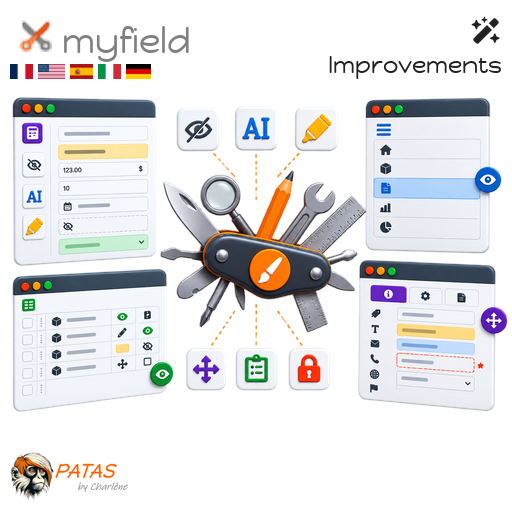 myField : personalization of fields and of their access