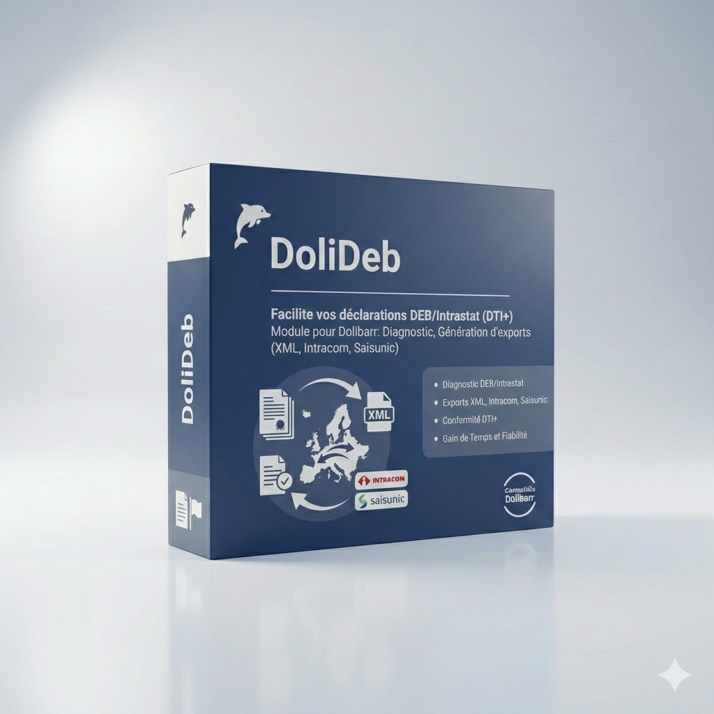 DoliDeb automatise vos déclarations douanières DEB/Intrastat