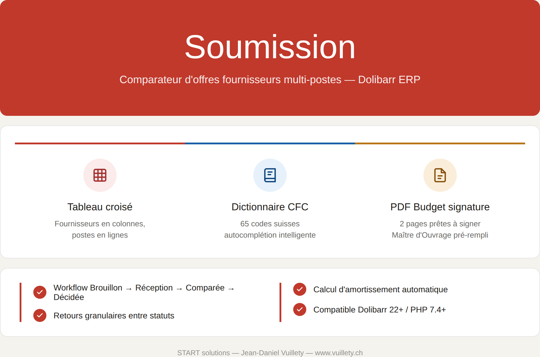 Tender - BTP Multi-Supplier Offer Comparator