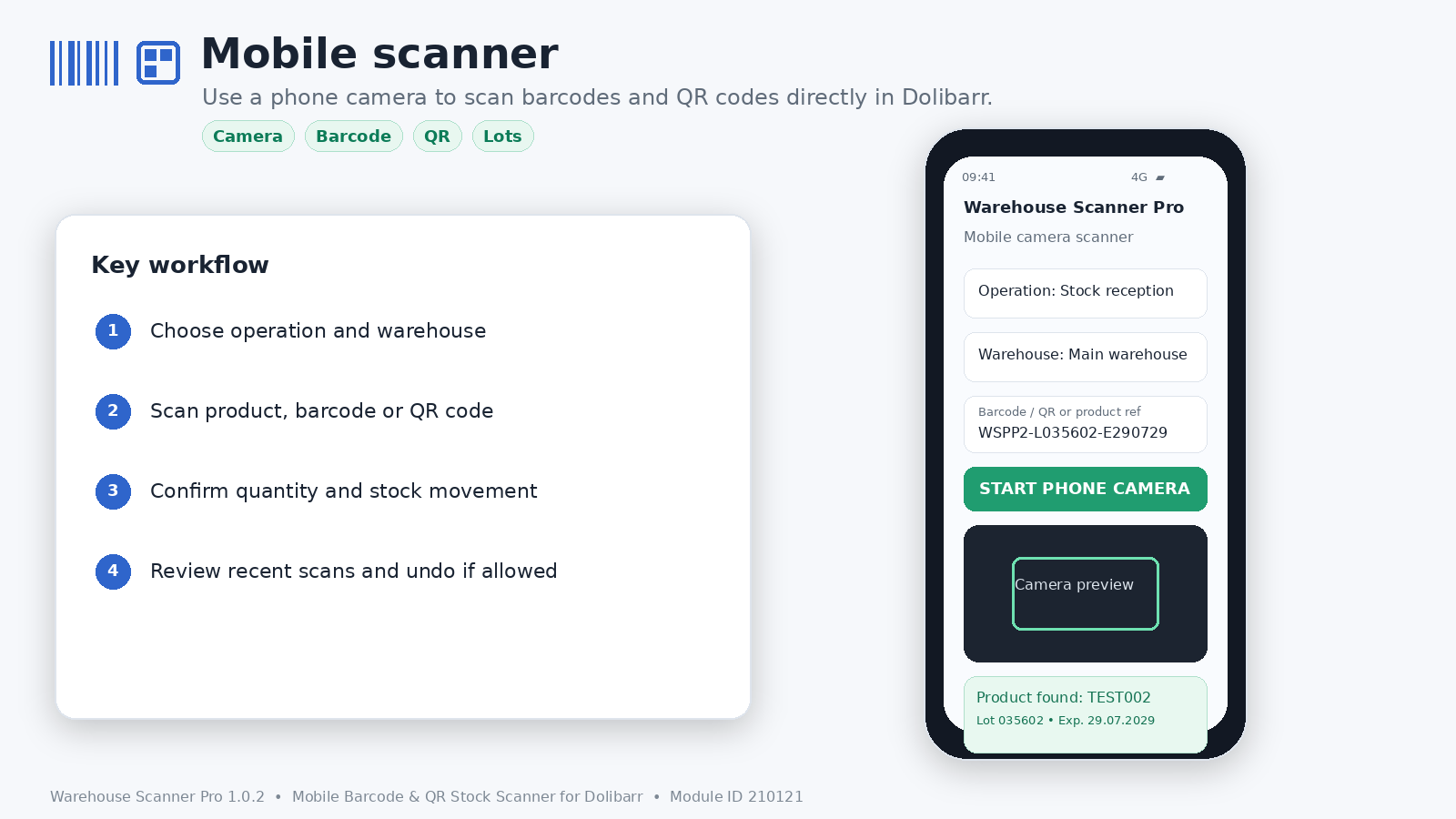 Warehouse Scanner Pro