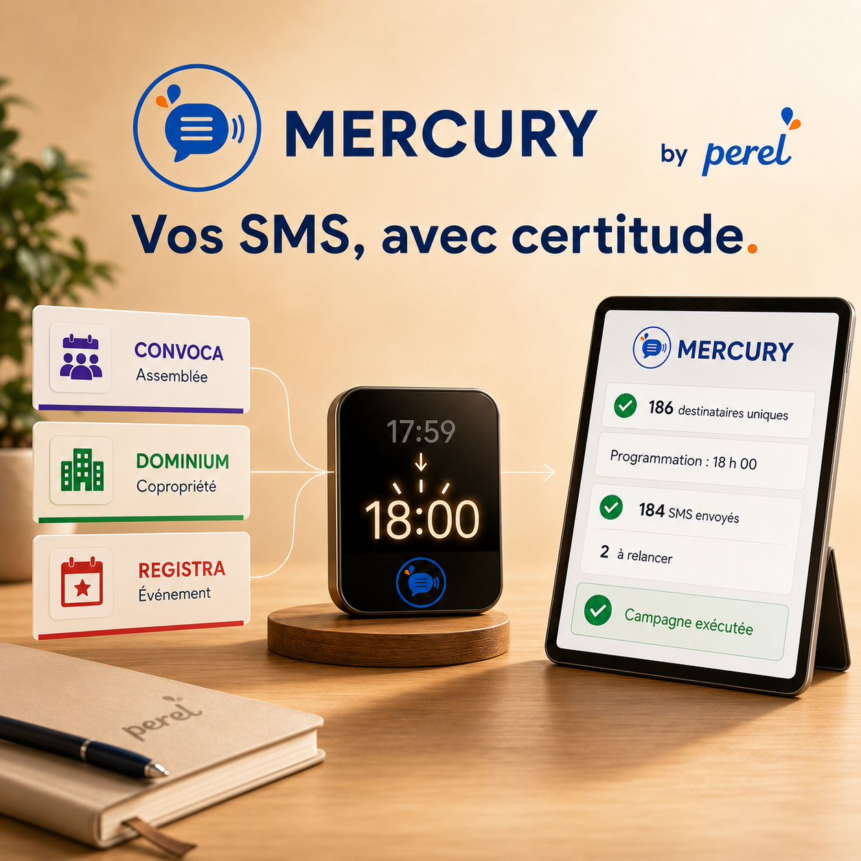 Mercury – SMS Campaigns for Dolibarr