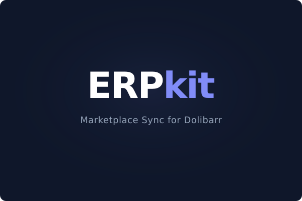 ERPkit — Marktplatz-Synchronisation für Dolibarr