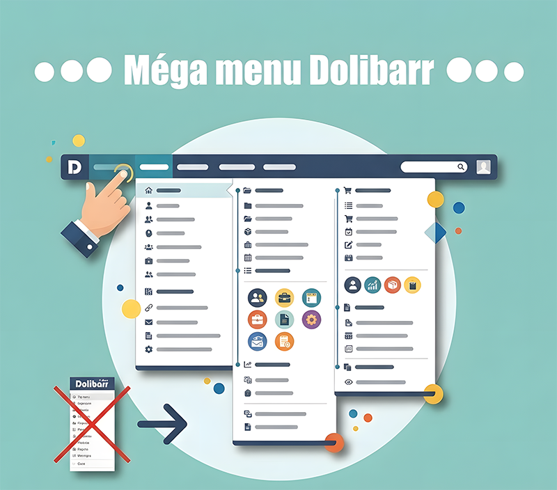 Dolibarr Mega Menu