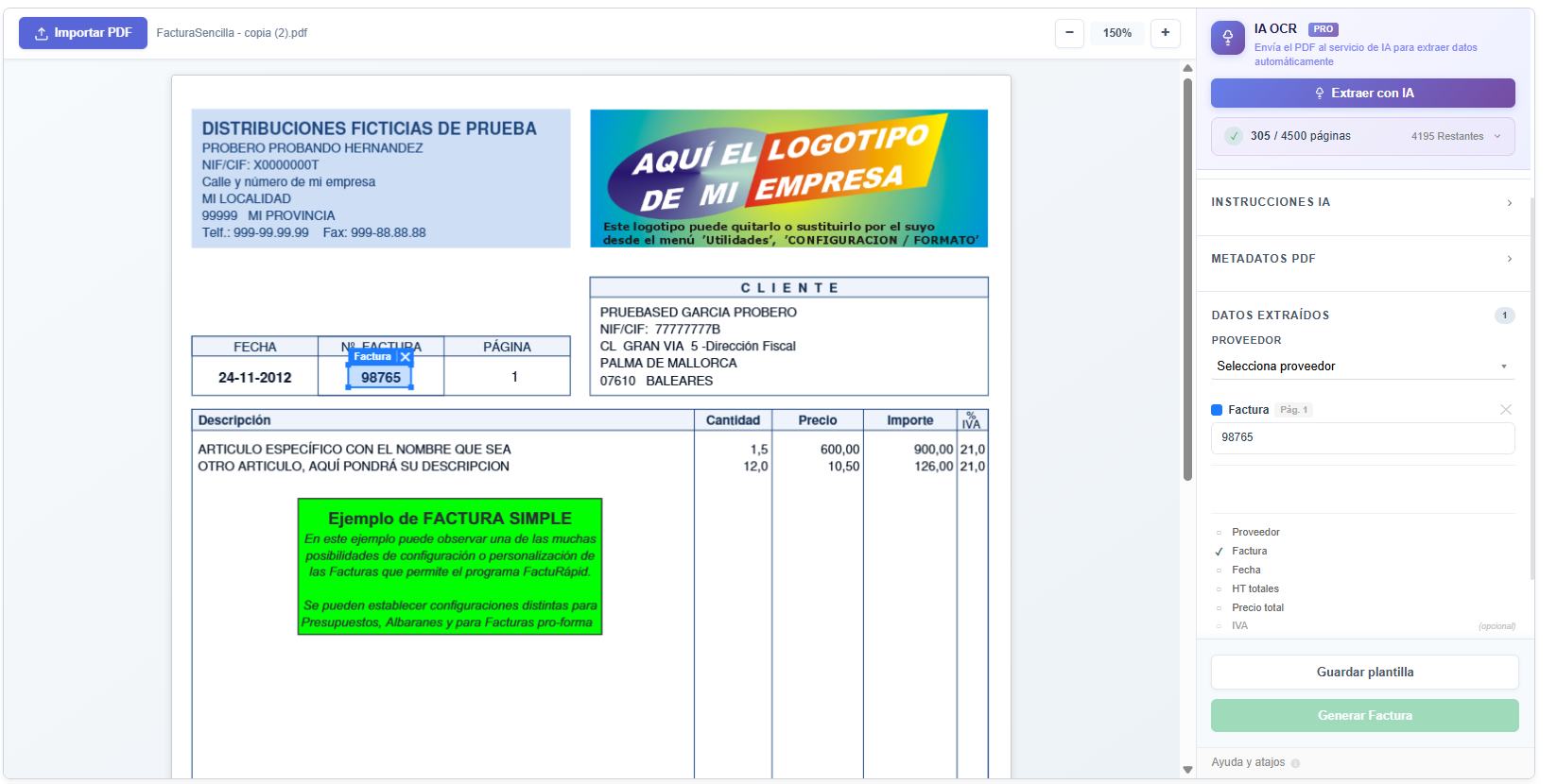 EasyOcr - KI-OCR und automatische Lieferantenrechnungen