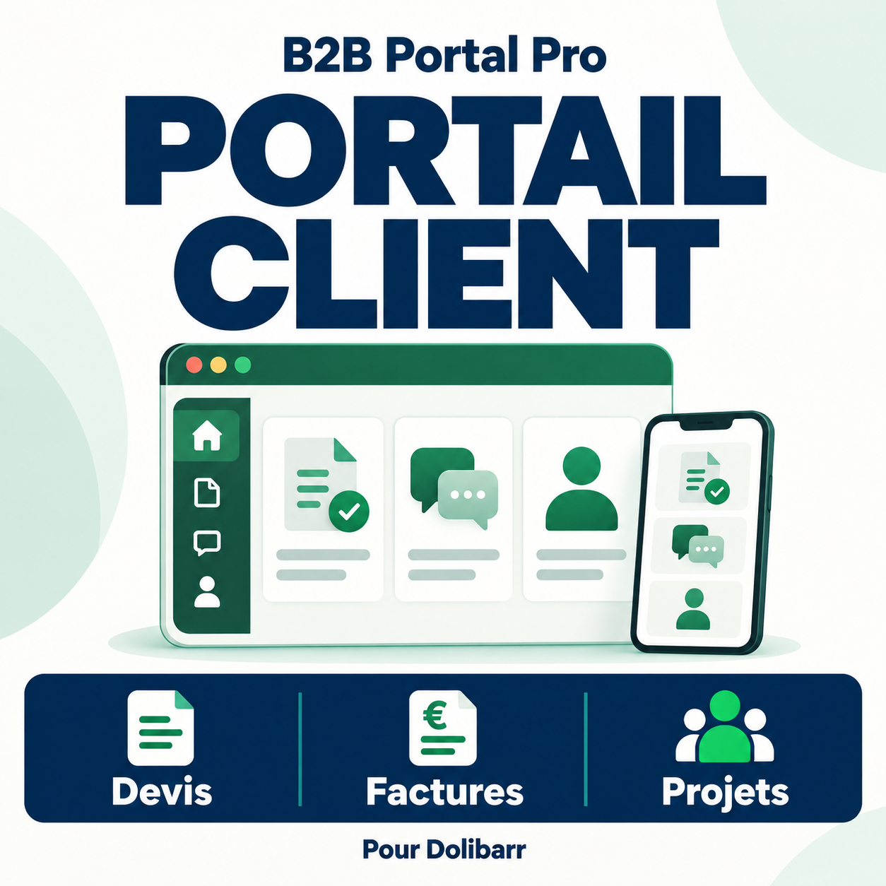 Portale clienti : preventivi, fatture e progetti — B2B Portal Pro