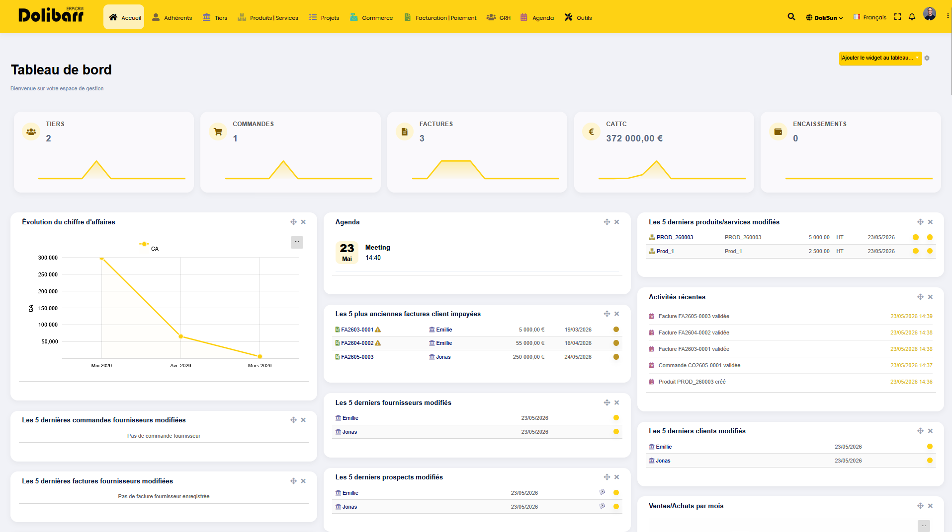 DoliSun - Tema Premium para Dolibarr ERP & CRM