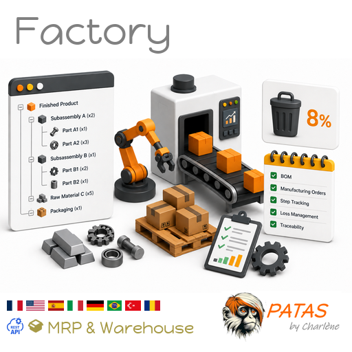 Factory, assistita da computer di produzione (CAPM/CAMM) per Dolibarr