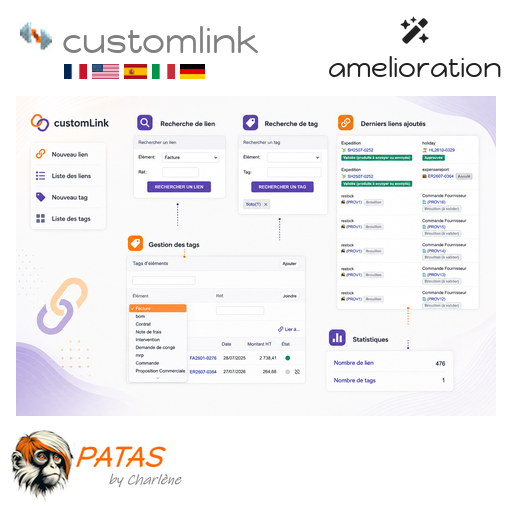 CustomLink, mejora de vínculos entre los elementos
