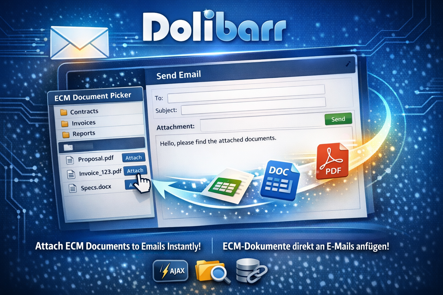 E-Mail Attachments from Documents