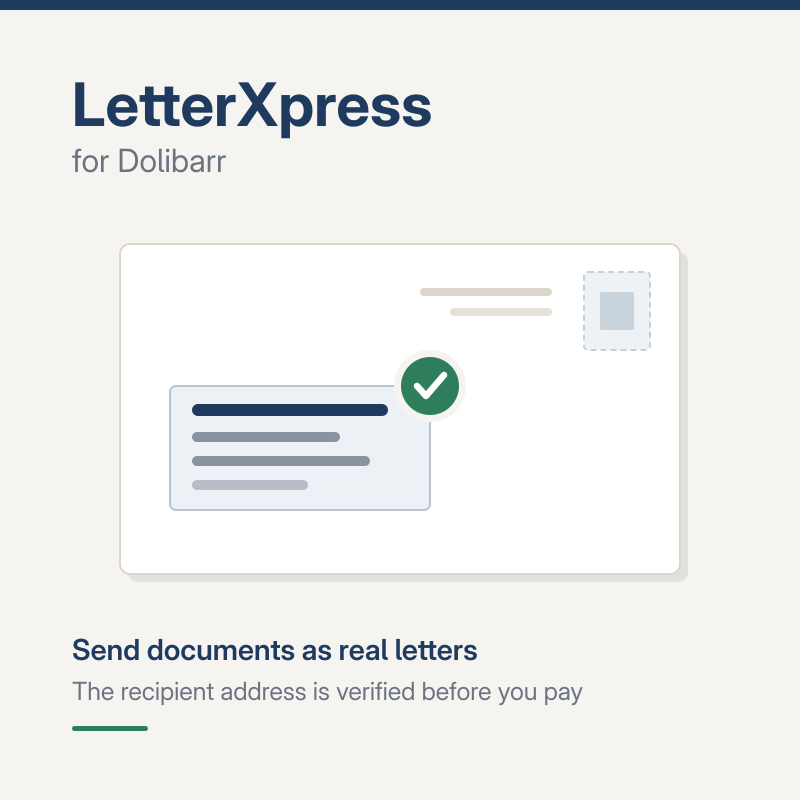 LetterXpress — send documents as real letters