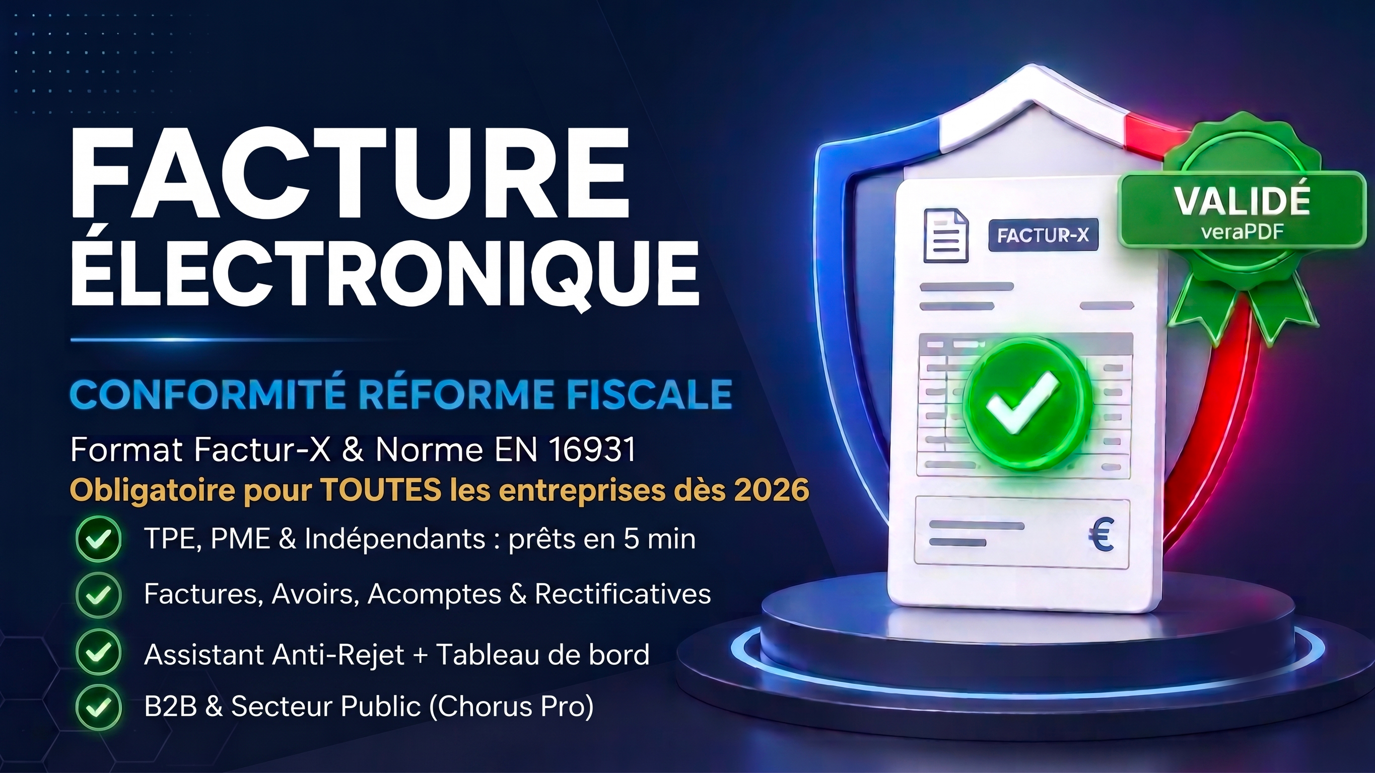Factur-X France: EN 16931 Compliant E-Invoices