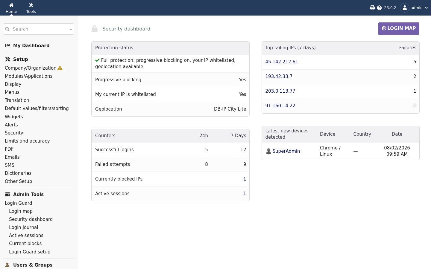 Login Guard, Brute Force Protection and Login Alerts