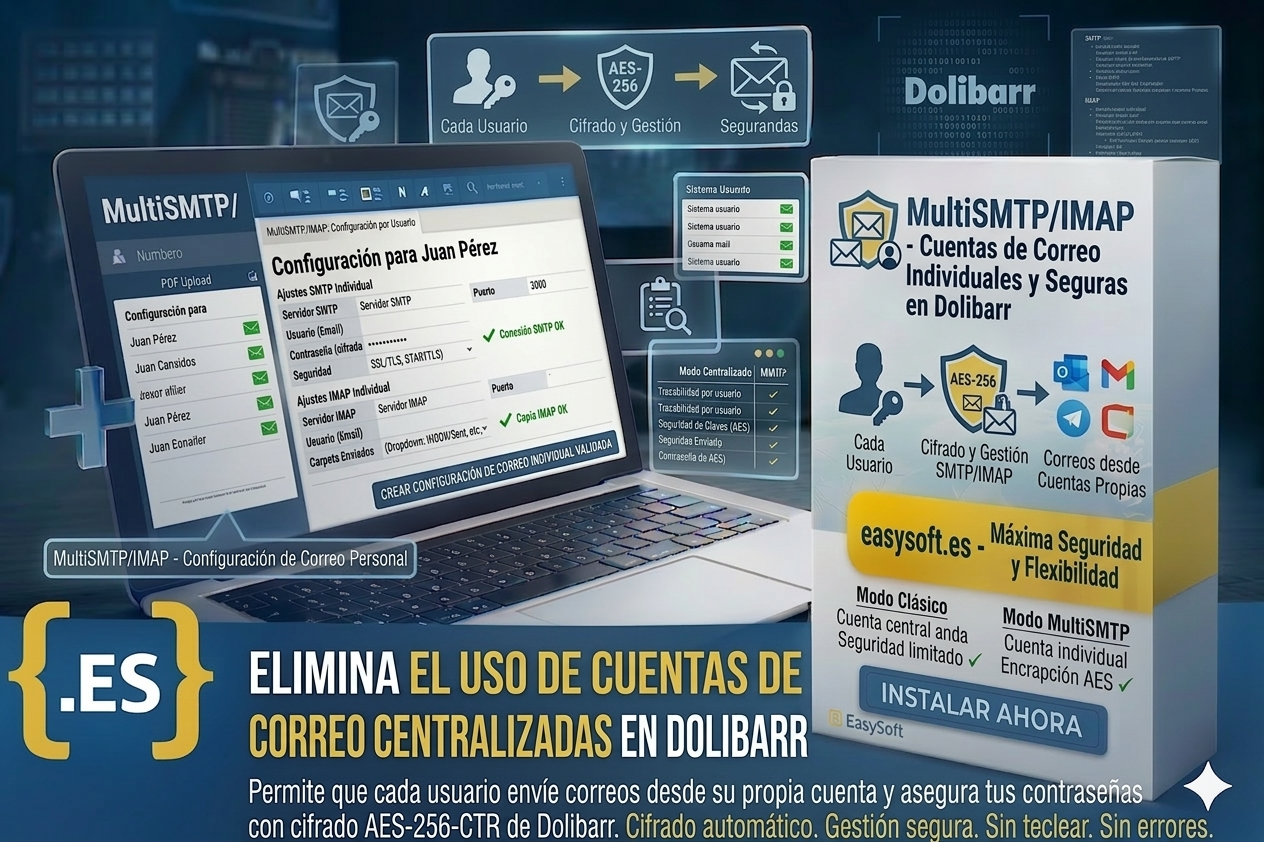MultiSMTP - Personal Email Accounts for Dolibarr