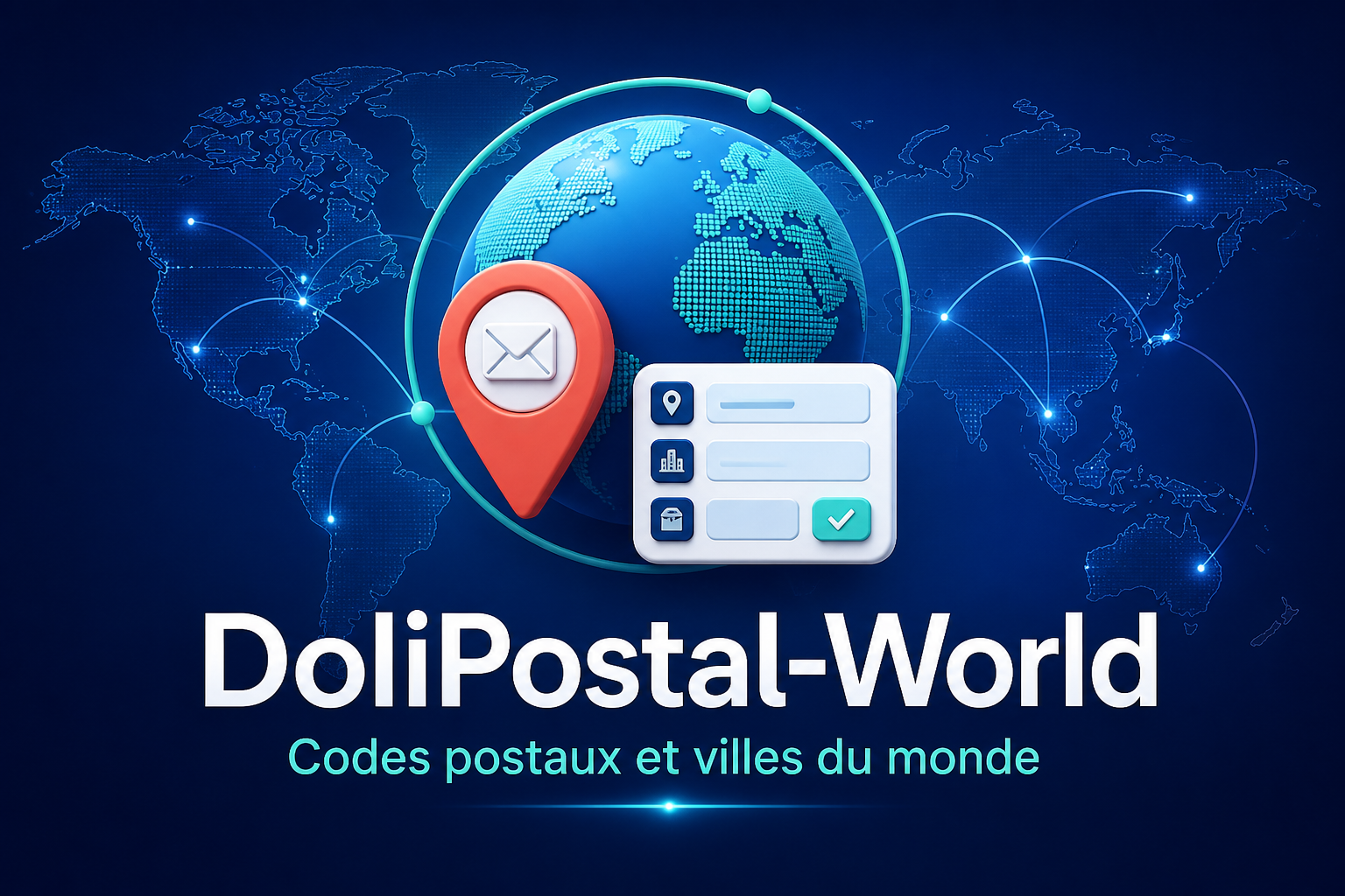 DoliPostal-World — Worldwide postal codes and cities