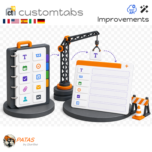 CustomTabs : personalized dynamic tabs