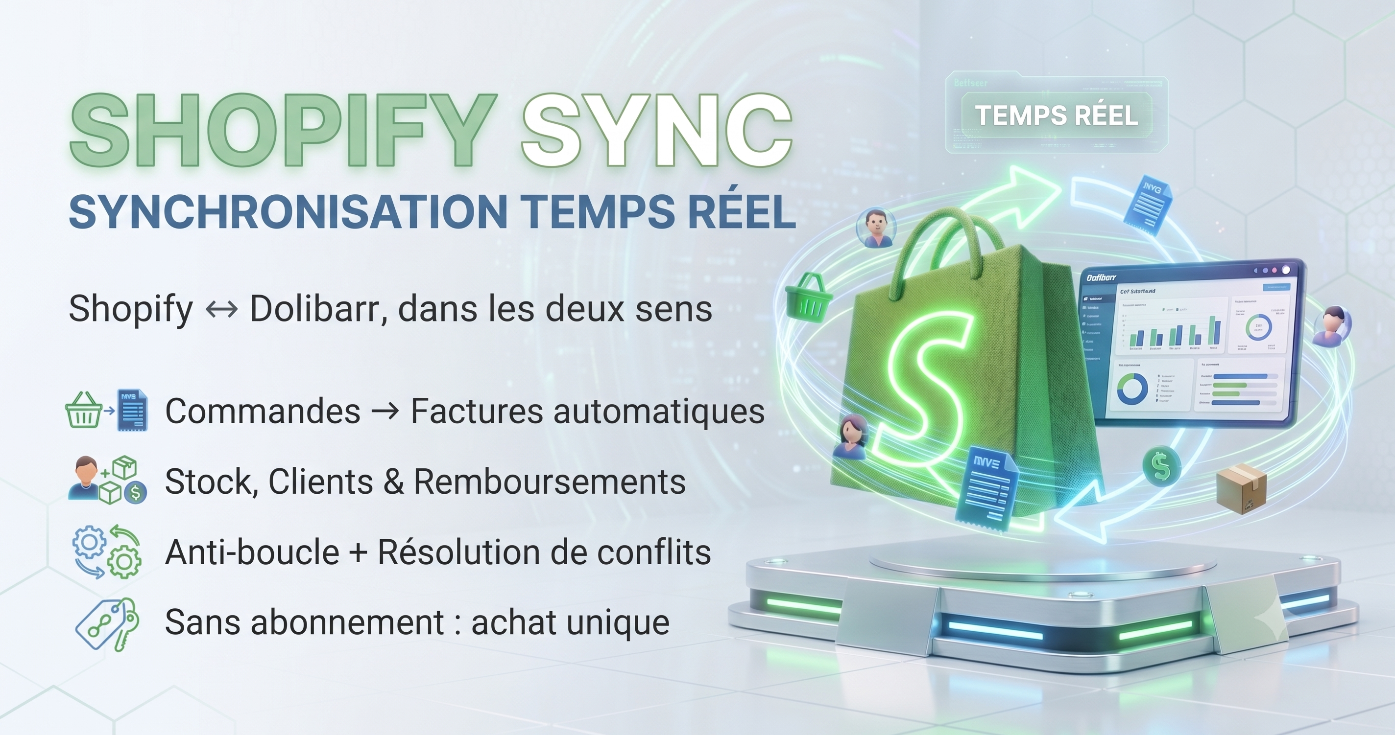 Shopify Sync — sincronizzazione bidirezionale Shopify & Dolibarr