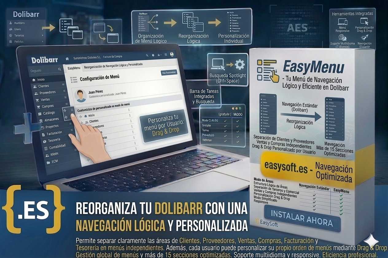 EasyMenu - Professional Menu Reorganization