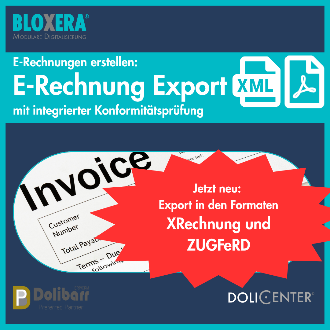 E-Rechnung Export - with Conformity Check