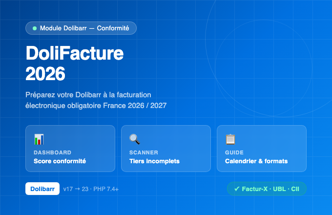 DoliFacture 2026 — French E-Invoicing Compliance Assistant