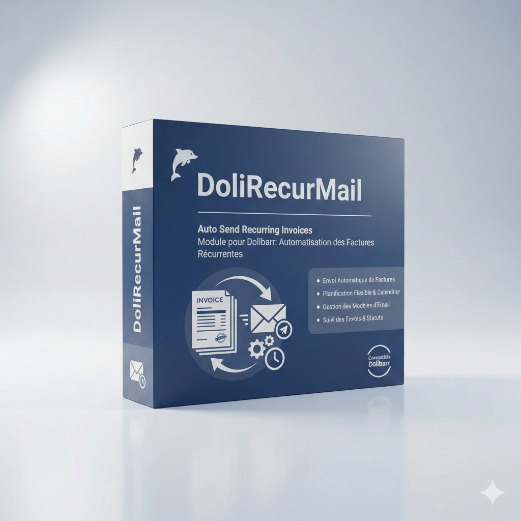 DoliRecurMail - automates email sending of your recurring invoices