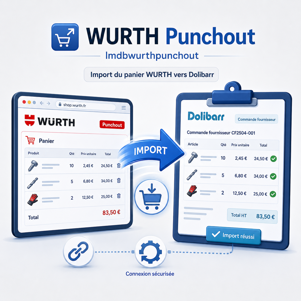 Punchout WURTH pour Dolibarr
