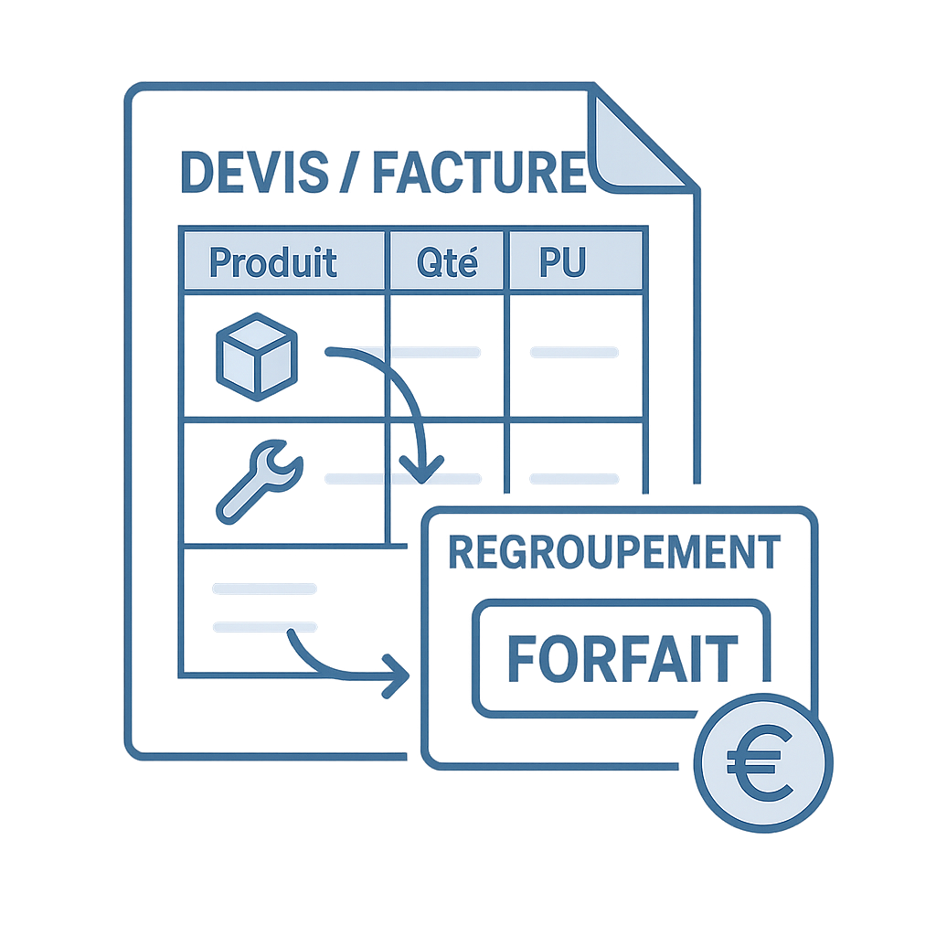 Packs forfaits produits et services pour Dolibarr