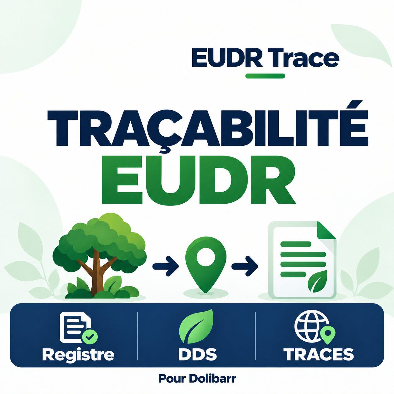 EUDR Trace: EU Deforestation Regulation 2023/1115 Compliance (DDS, TRACES V3 API)