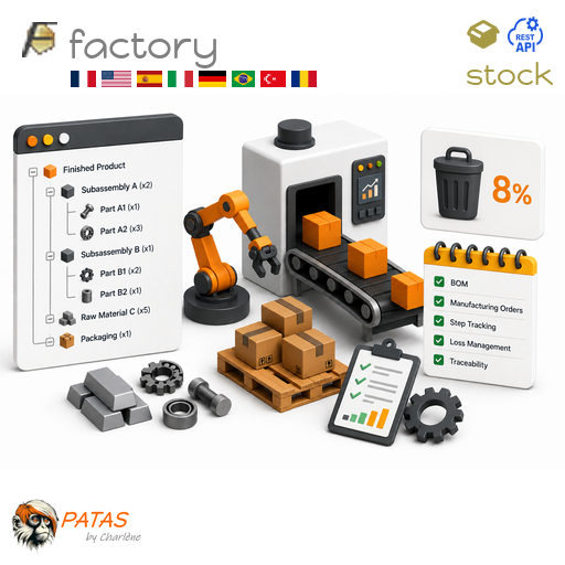 Factory, assistita da computer di produzione (CAPM/CAMM) per Dolibarr