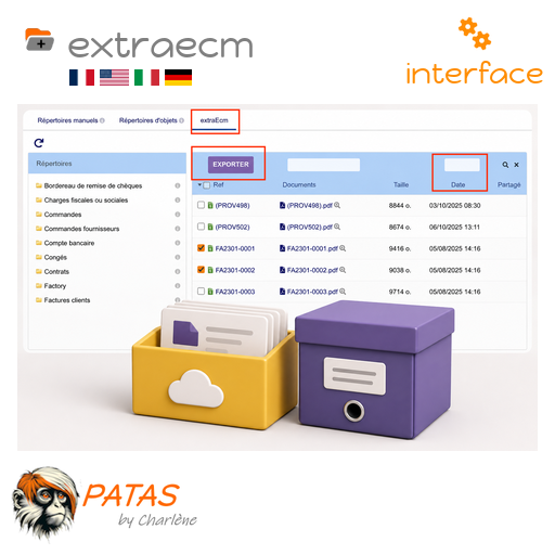 ExtraEcm: Export your documents in bulk from Native Ged