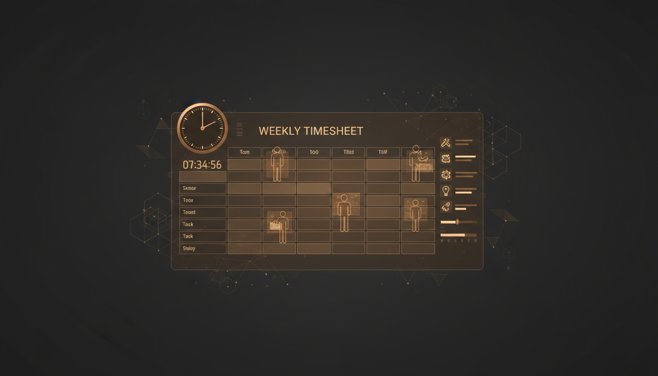 DolicraftTimesheet - Wöchentliches Timesheet mit integriertem Timer und Manager-Validierung