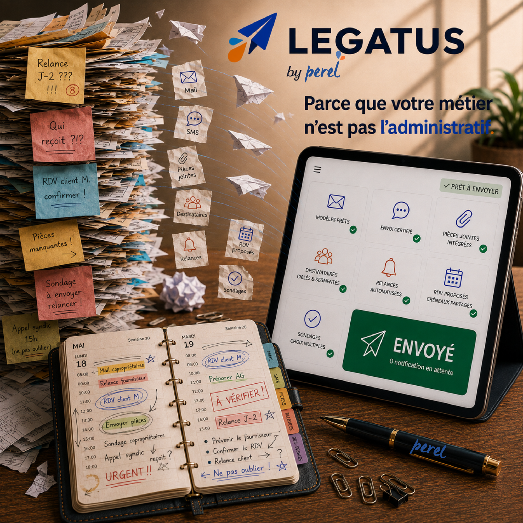 Legatus– Send Communications, Target Recipients and Schedule Appointments
